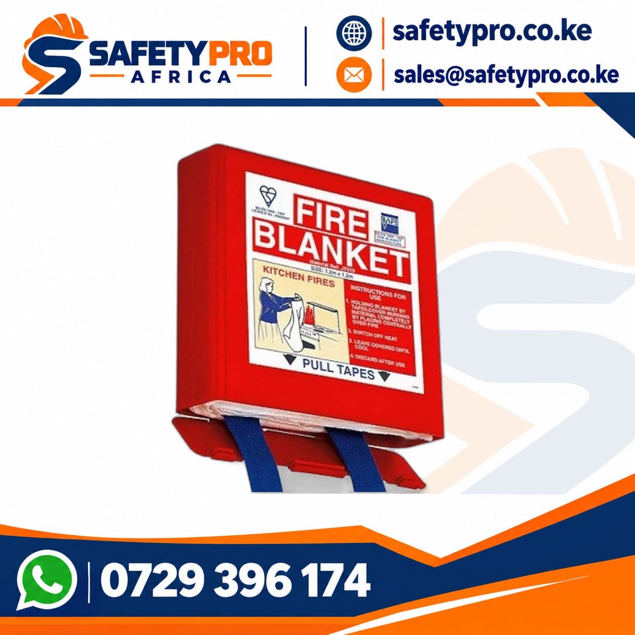 Fire Blanket 1 2M By 1 2M