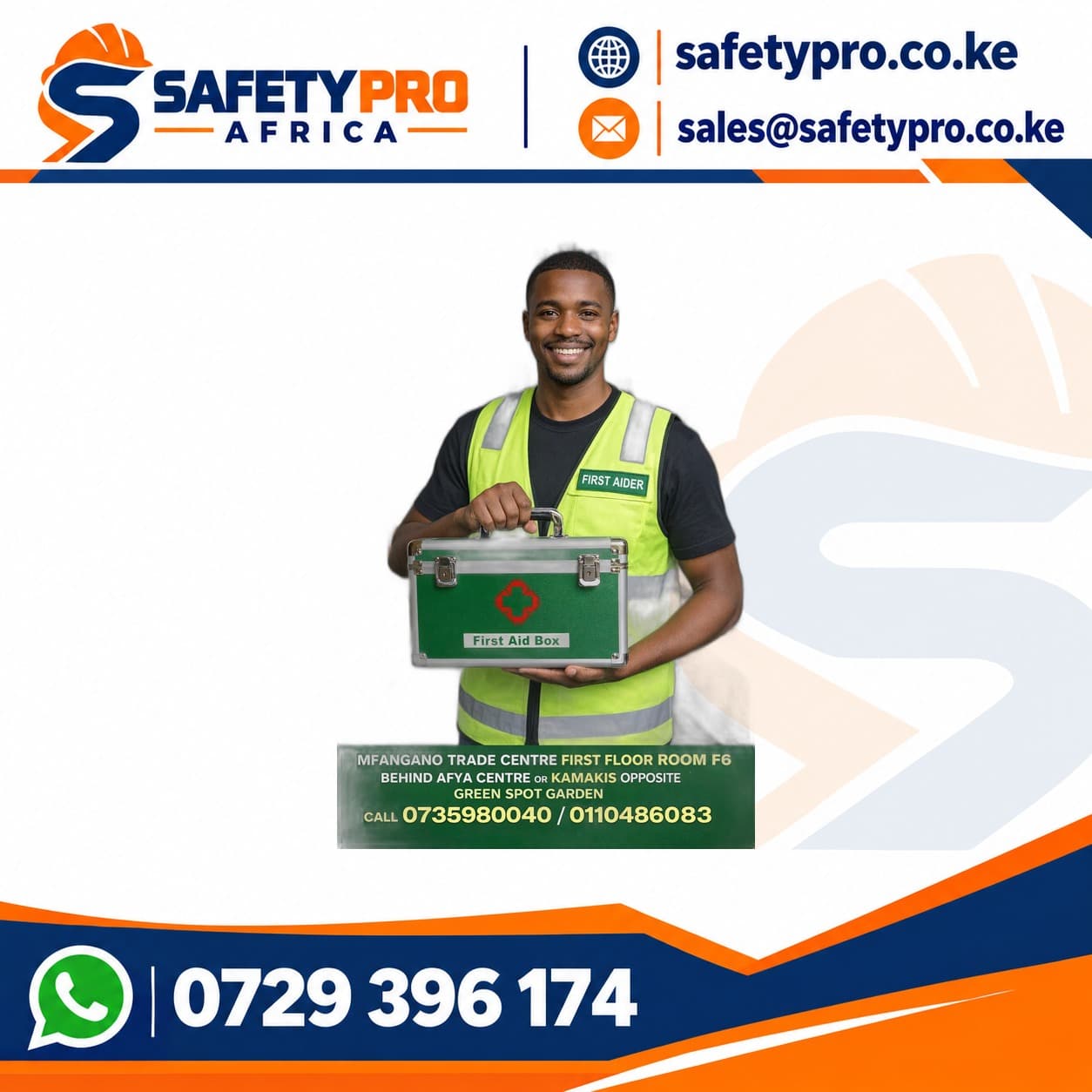Large Green Fibre Box First Aid Kit