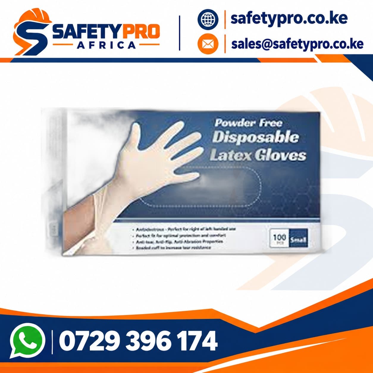 Powder Free Disposable Latex Gloves