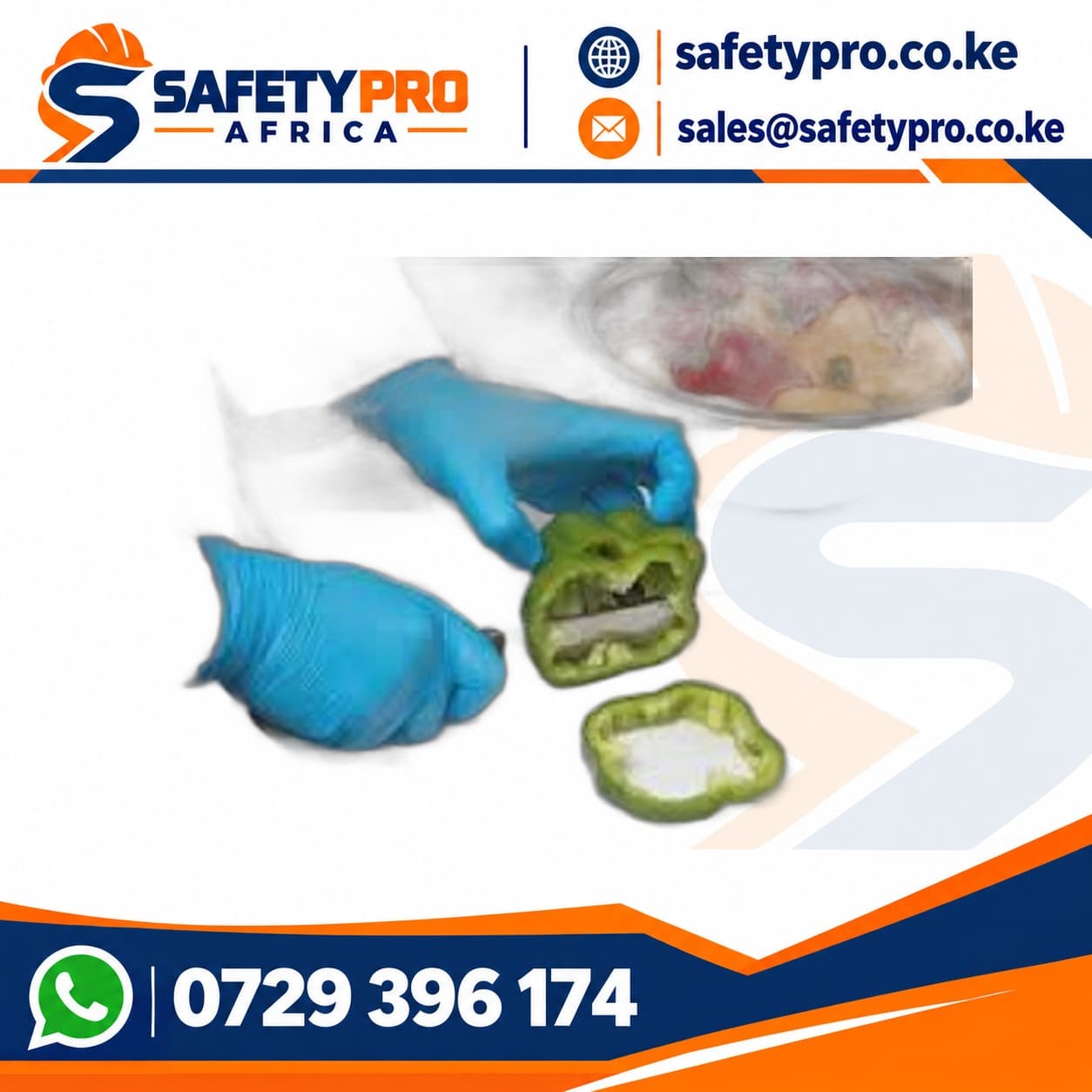 Powder Free Food Handling Nitrile Gloves