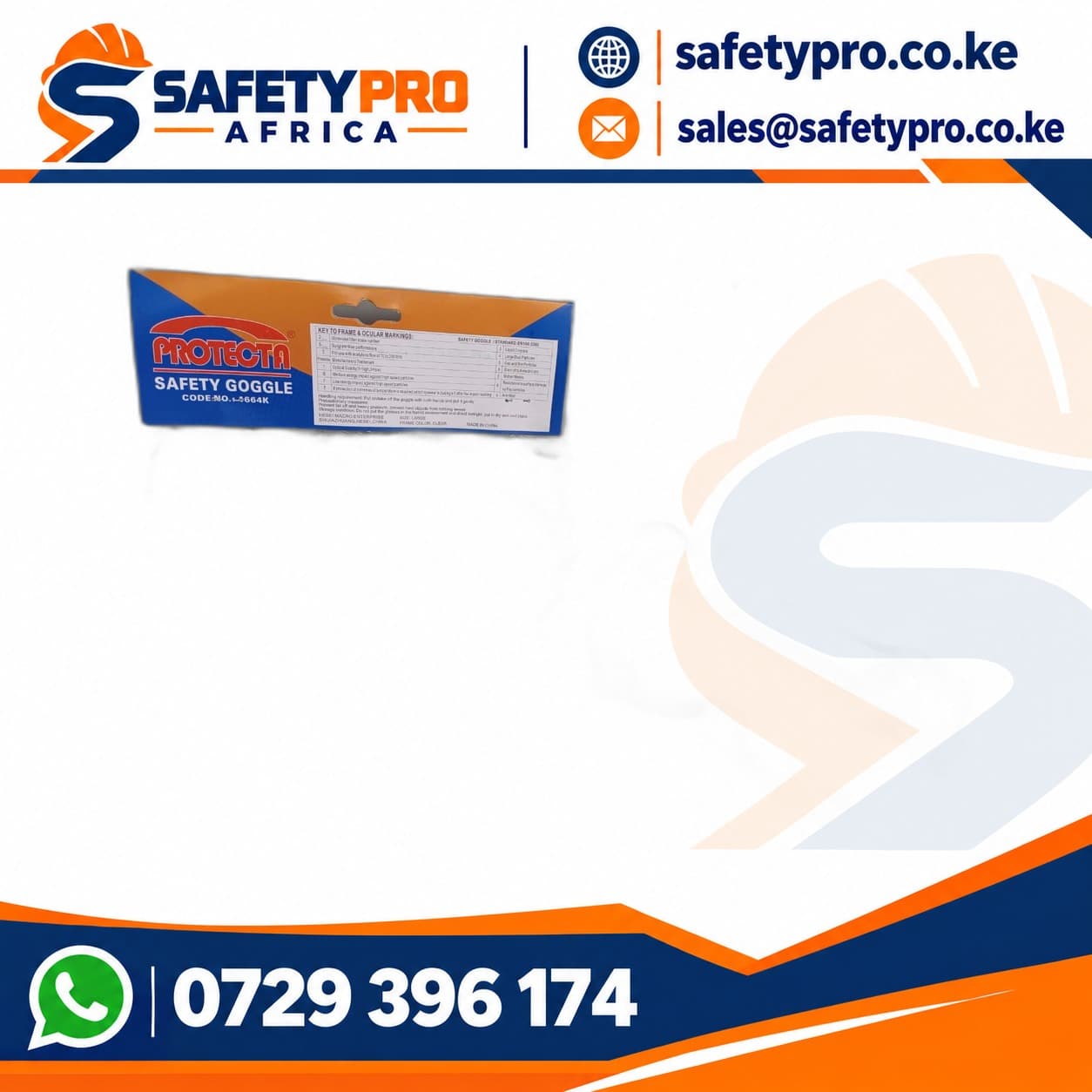 Protecta Chemical Safety Goggles