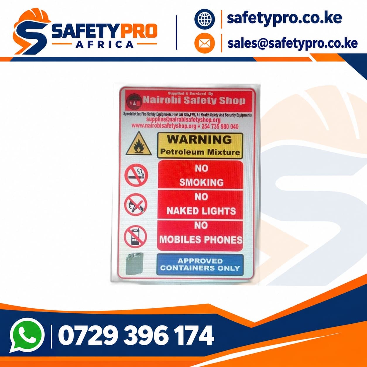 Pump Island Safety Signage