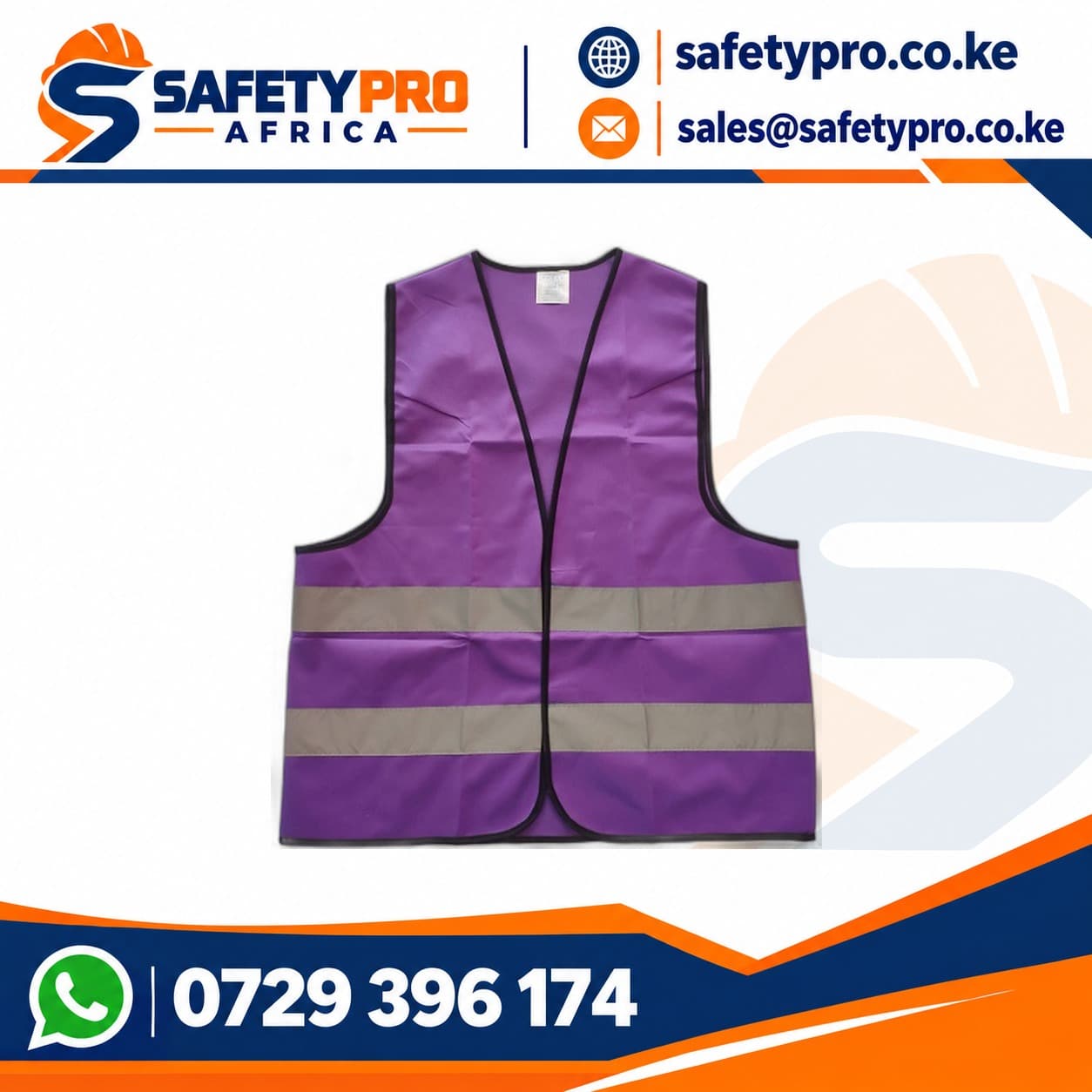 Purple Reflective Vest