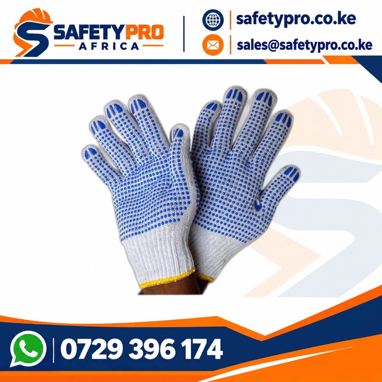 PVC Dotted Cotton Gloves