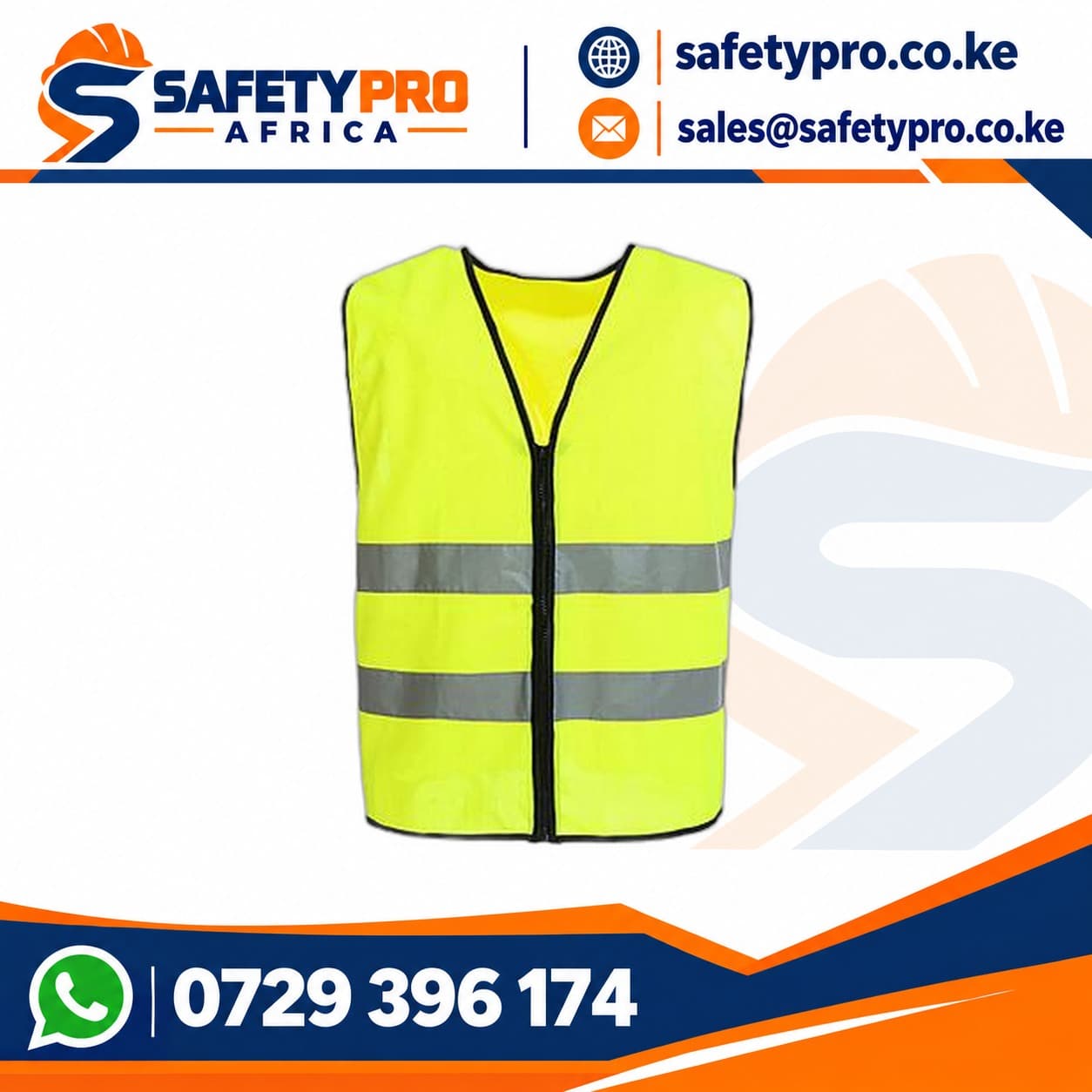 Reflector Jacket With A Zip