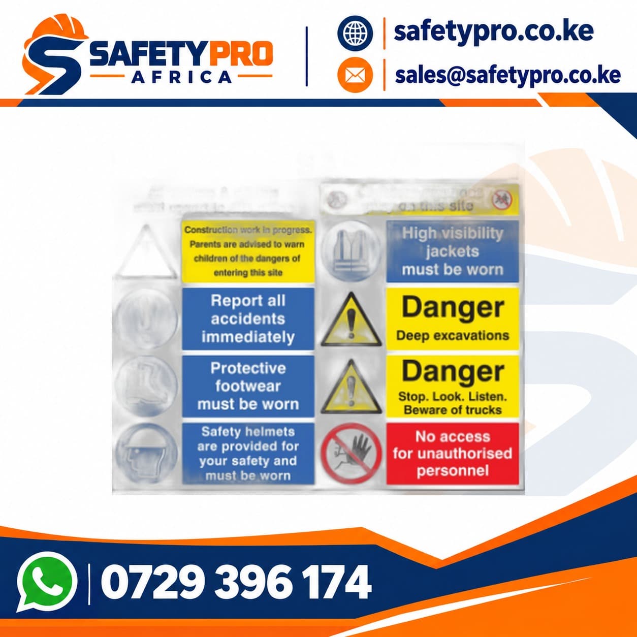 Safety Signs A2 Size