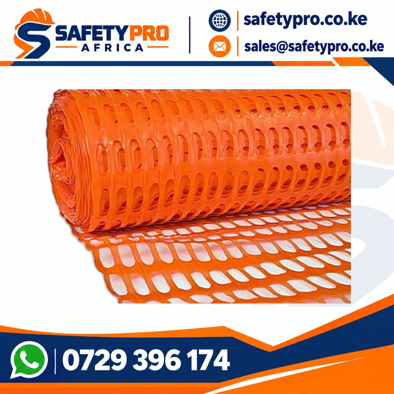 Webbing Barricading Netorange Fence 1M X 50M