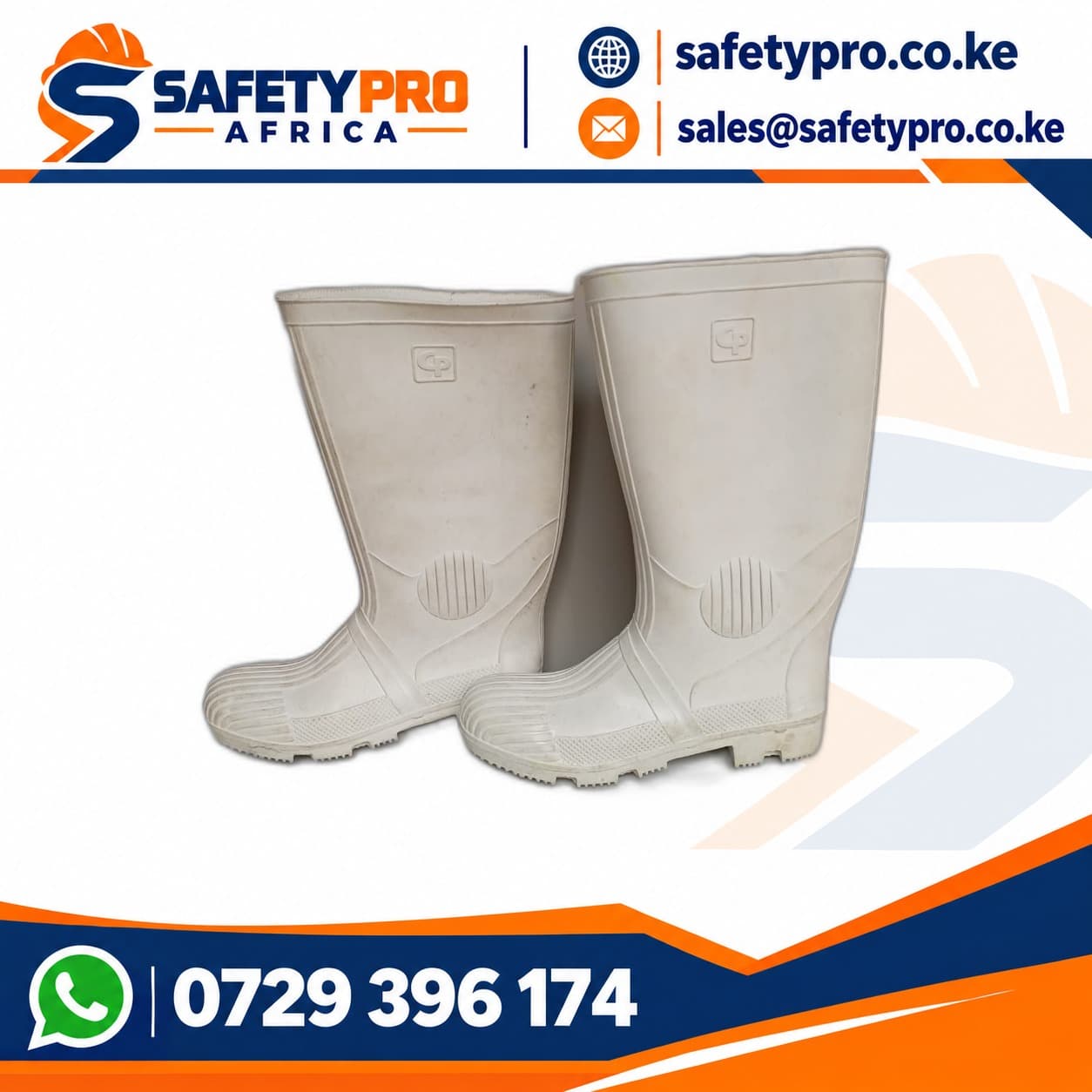 White General Purpose Industrial Safety Gumboot