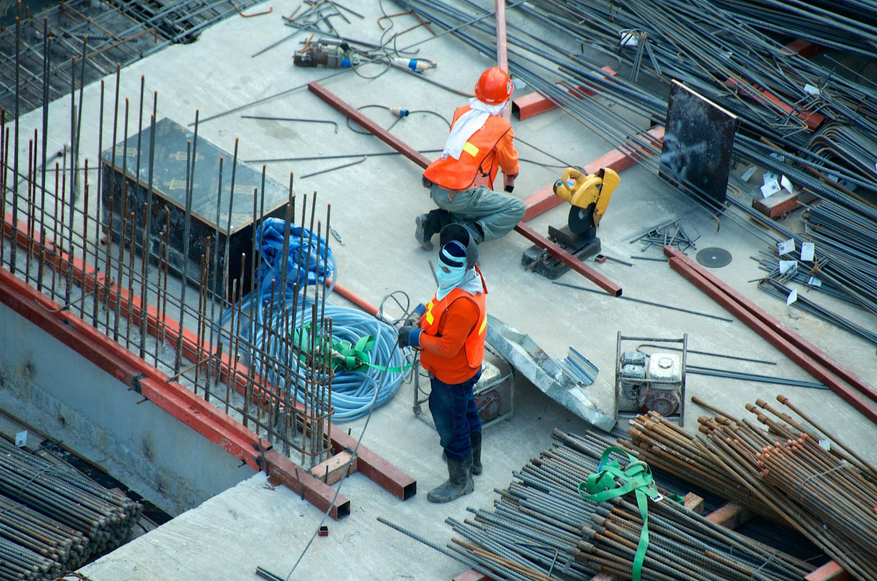 Industrial construction site in Kenya