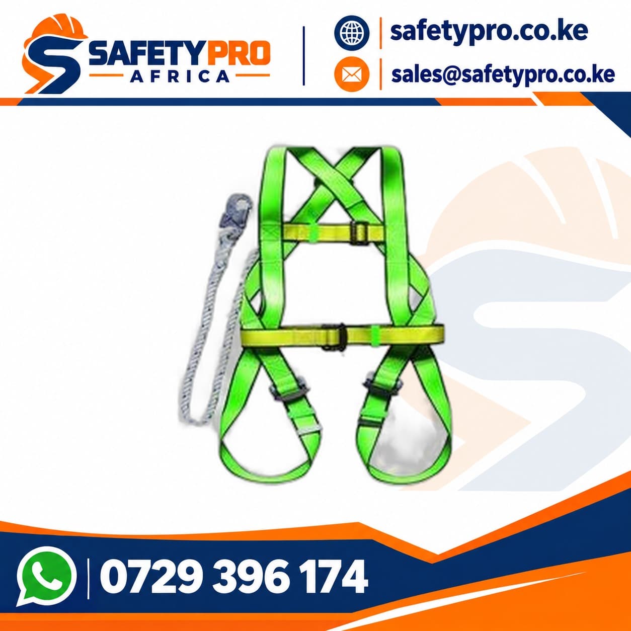 1 Lanyard Full Body Safety Harness
