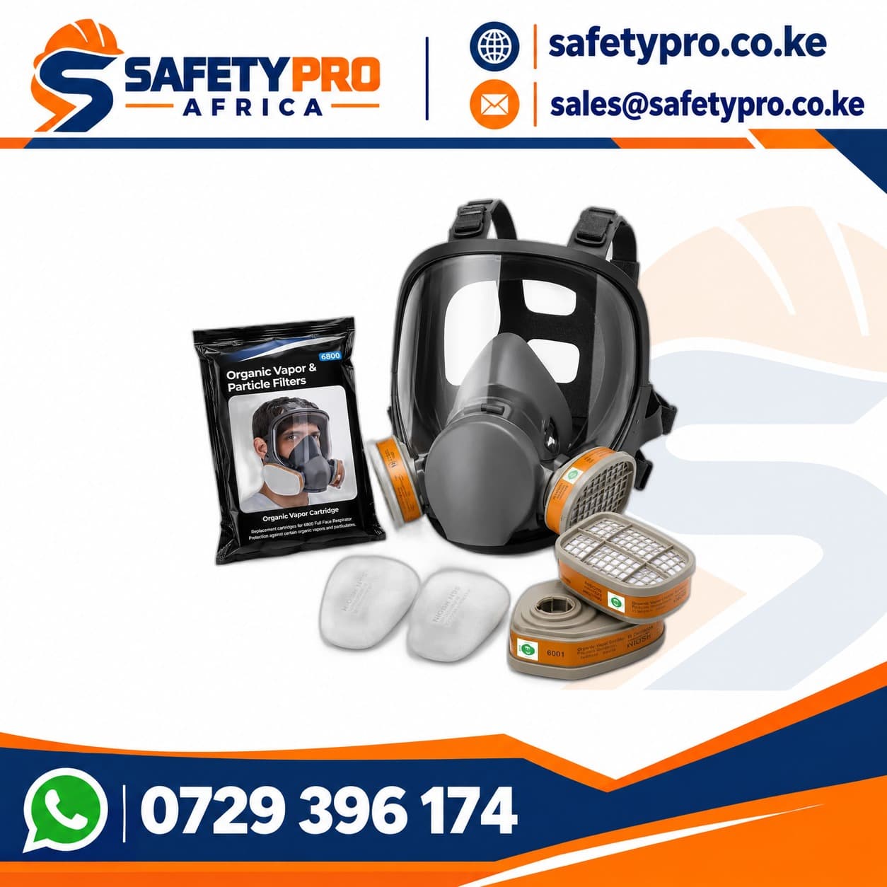 Full Face 6800 Respirator Mask