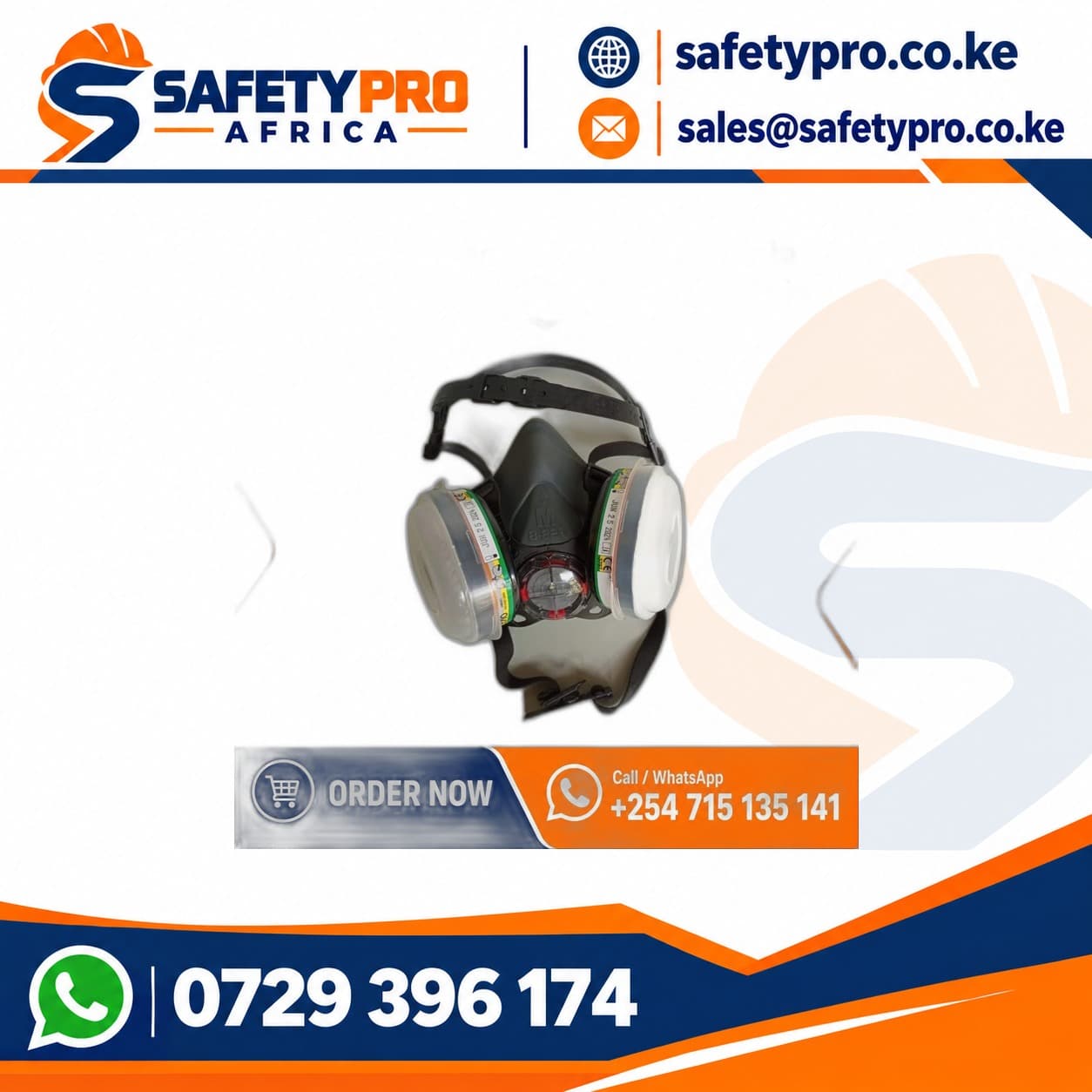 Nova Shield Half Mask Respirator — Kimsafety