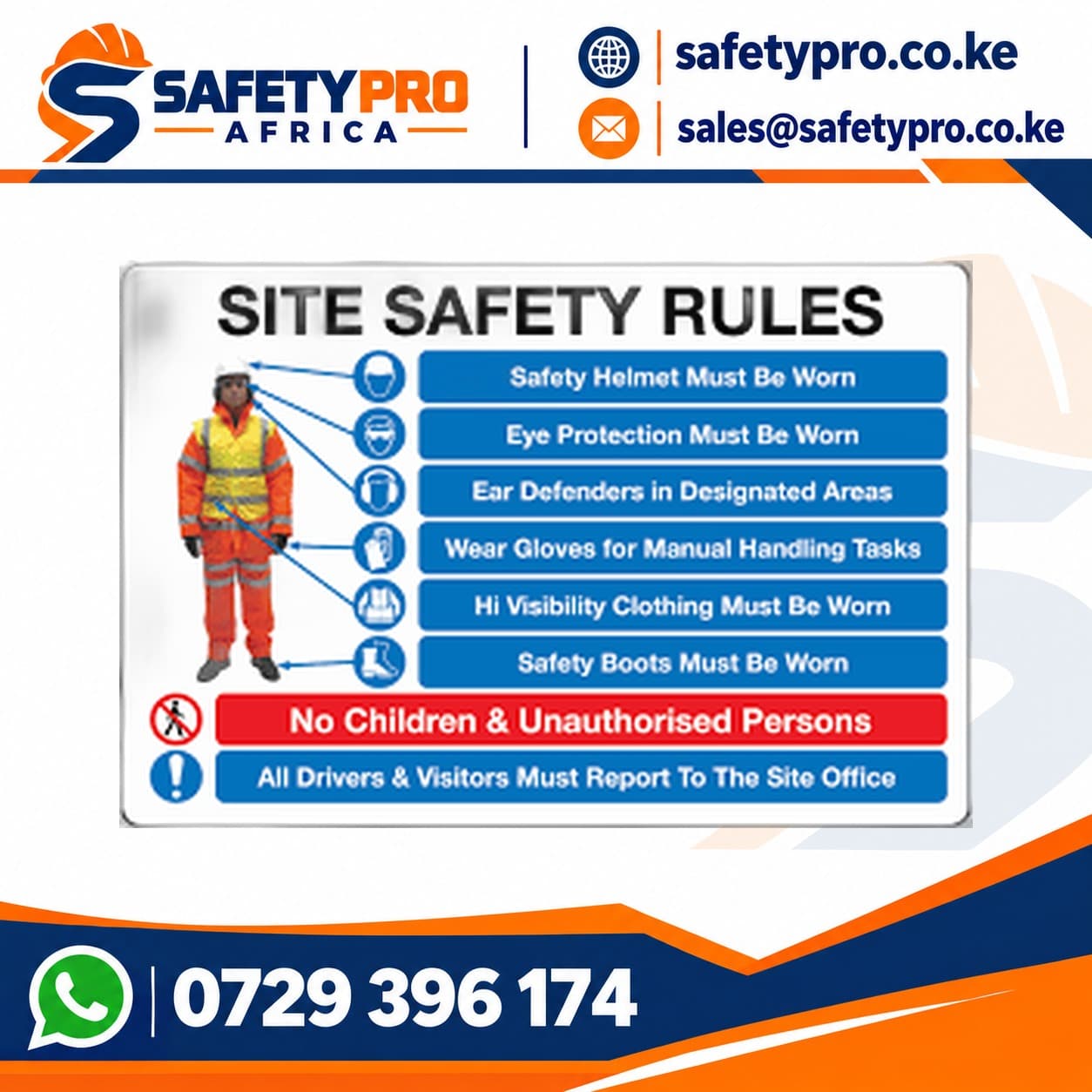 A1 Site Safety Signage