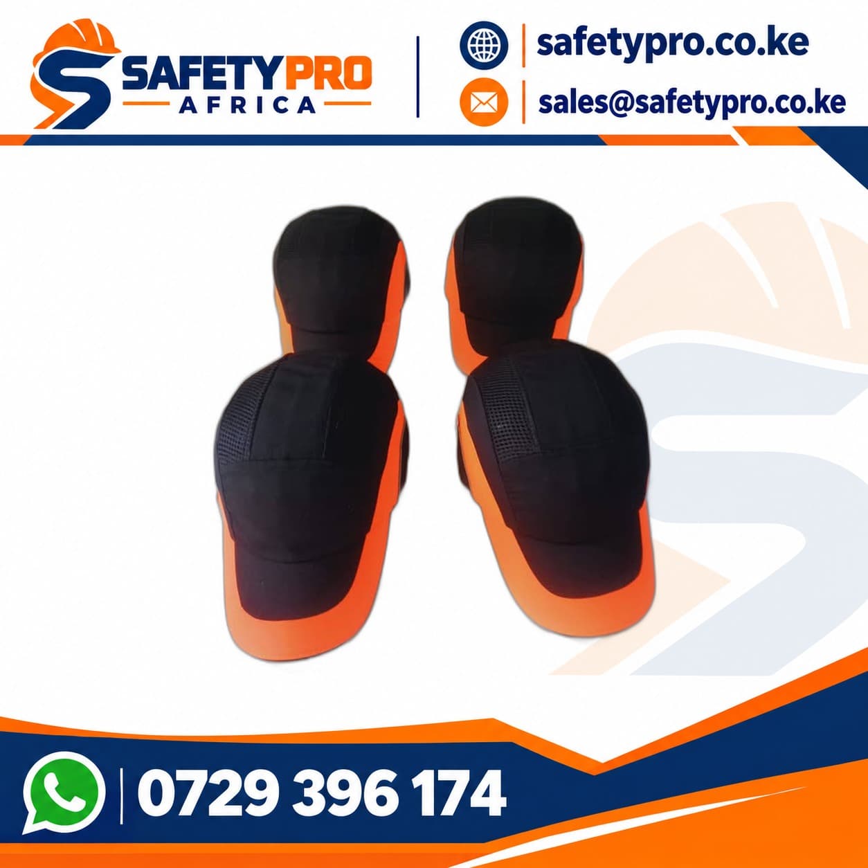 Bump Cap Black Hivis Orange