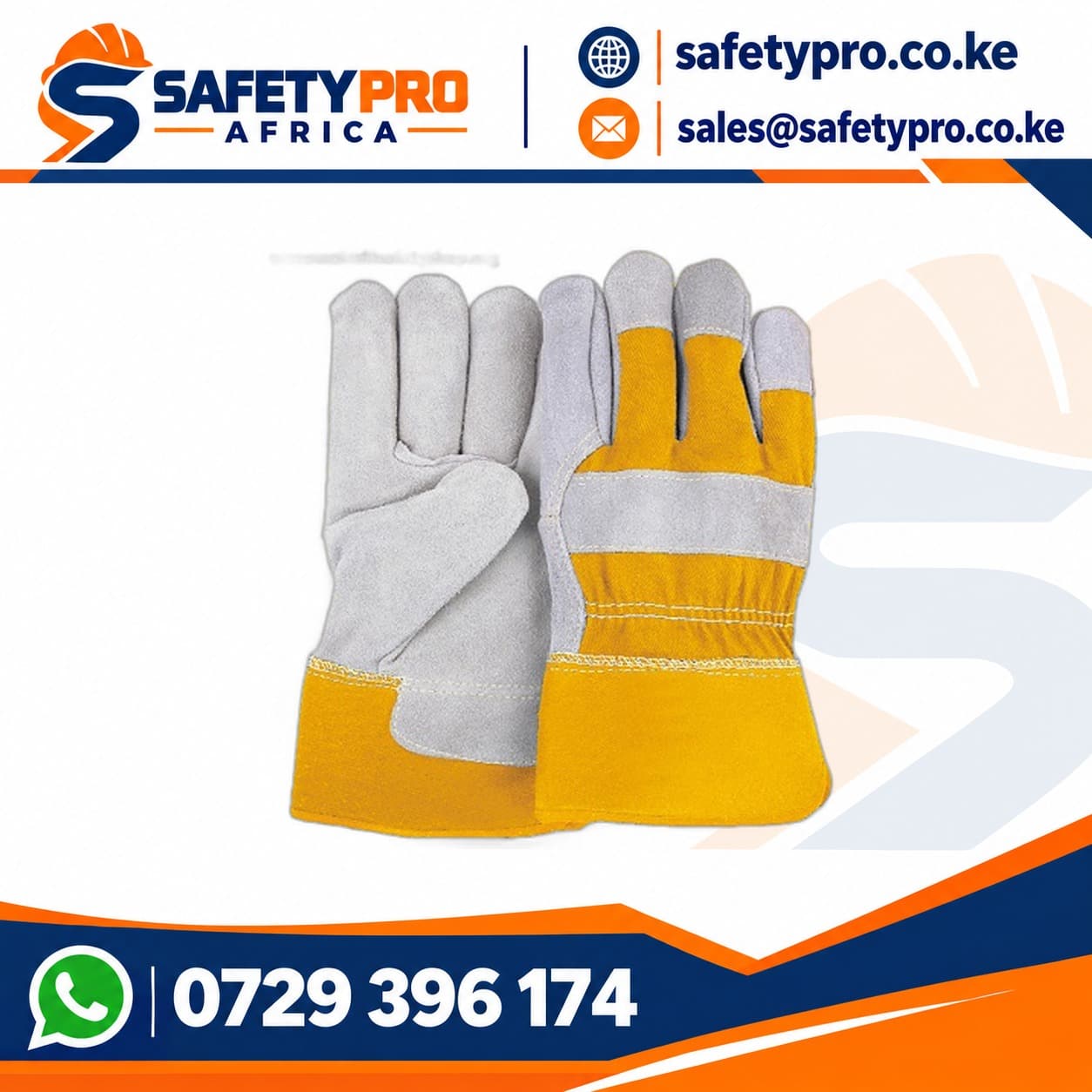 Construction Rigger Leather Gloves