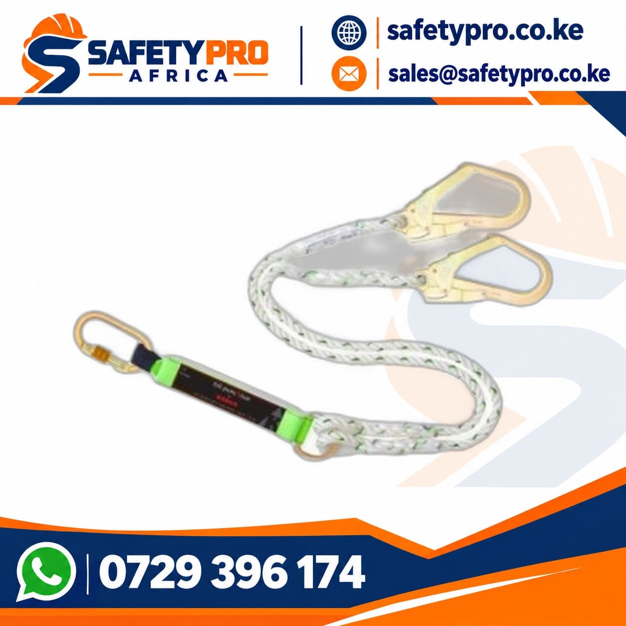 Harness Double Hook With Shock Absorber